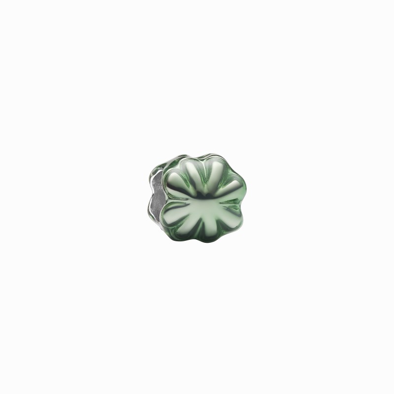 Charm Pandora Mini plata Trébol Verde esmalte verde 794817C01