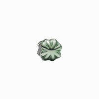 Charm Pandora Mini plata Trébol Verde esmalte verde 794817C01