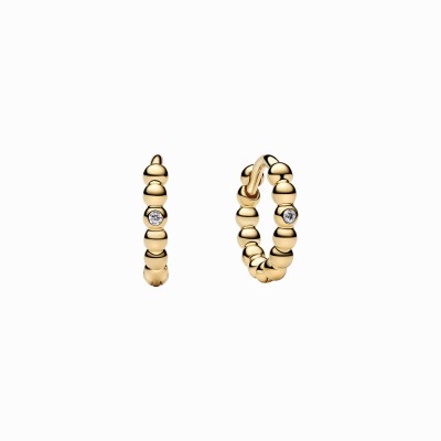 Pendientes Pandora Aro Dorado Abrazo 264823C01