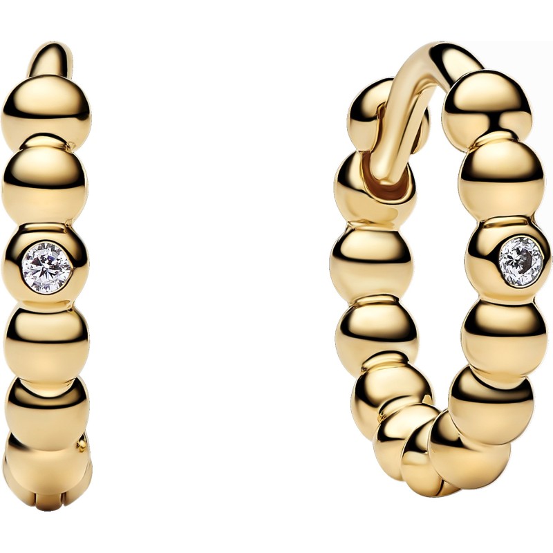 Pendientes Pandora Aro Dorado Abrazo 264823C01