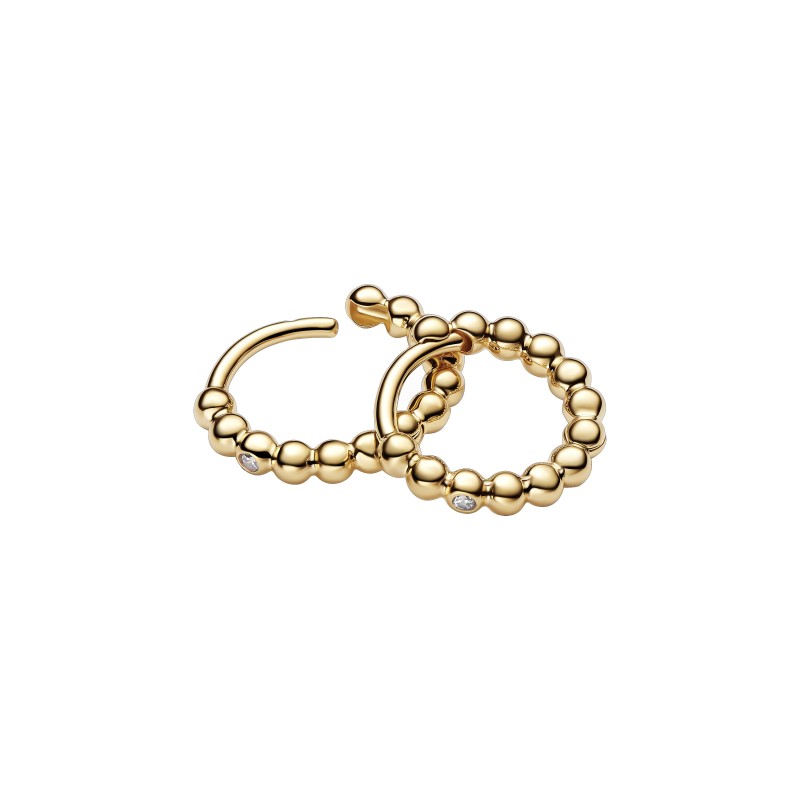 Pendientes Pandora Aro Dorado Abrazo 264823C01