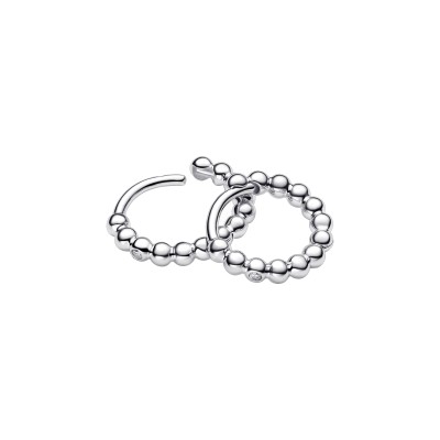 Pendientes Pandora de Aro en plata de ley Abrazo Cuentas 294823C01 2
