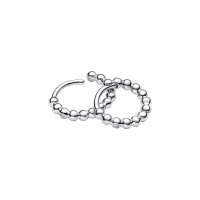 Pendientes Pandora de Aro en plata de ley Abrazo Cuentas 294823C01