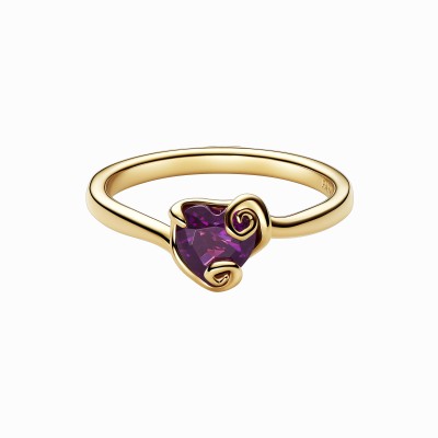 Anillo Pandora dorado Corazón Morado Sally de Pesadilla antes de Navidad de Disney 164734C01 2