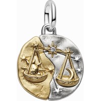Charm Medallón Pandora plata y dorado Zodiaco Libra 764983C01