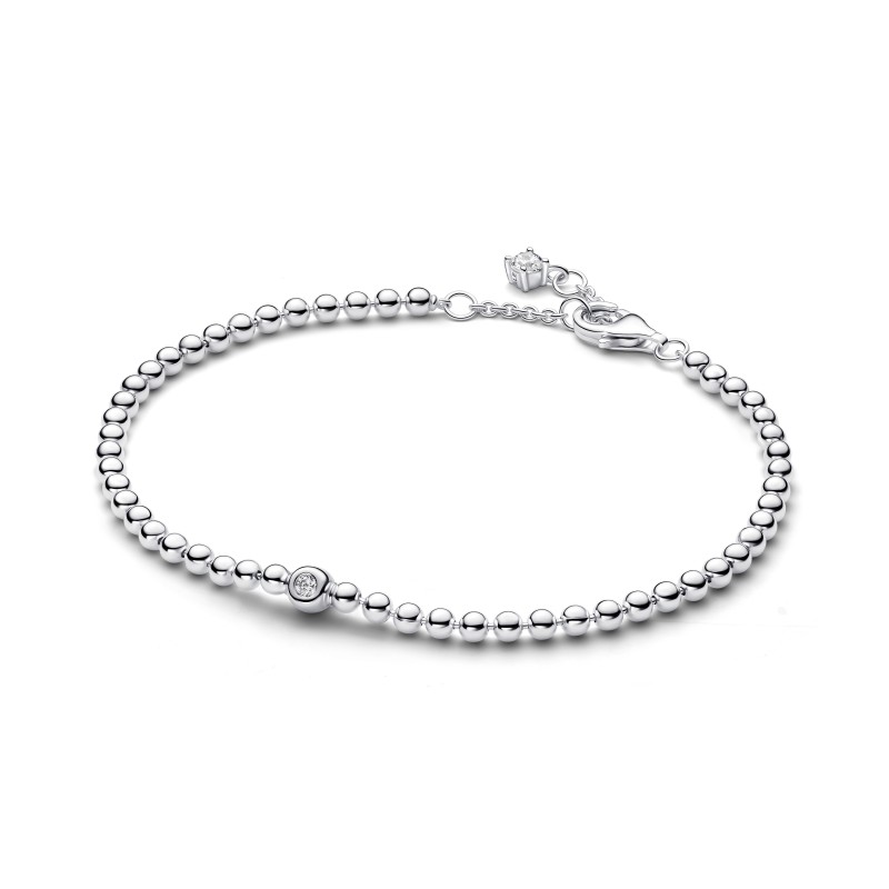 Pulsera Pandora plata Cuentas y Gemas Brillantes 594822C01