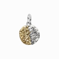 Charm Medallón Pandora plata y dorado Zodiaco Virgo 764992C01