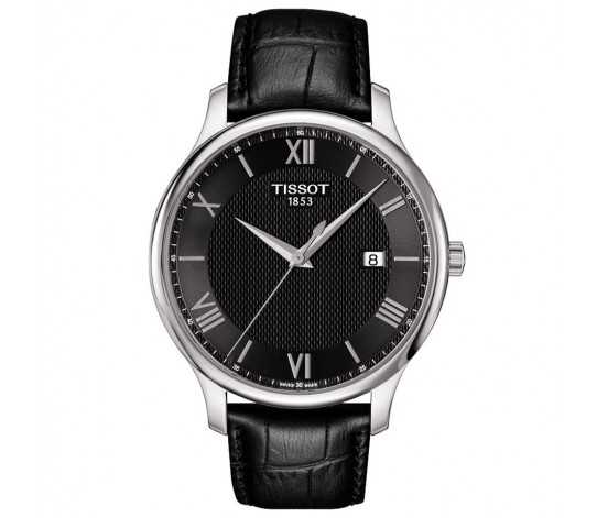 Reloj Tissot Tradition piel negro