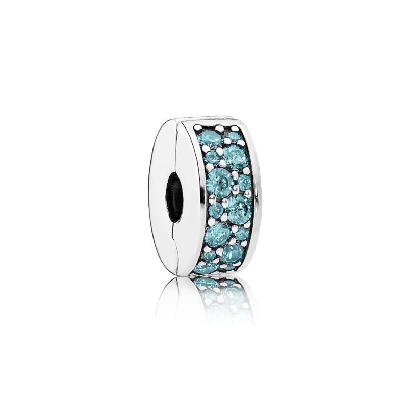 Clip Elegancia brillante verde azulado