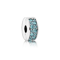Clip Elegancia brillante verde azulado