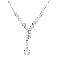 Collar Circonitas en bisel