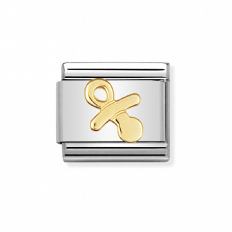 Link Nomination Colección vida diaria Chupete Acero y Oro 030109 07