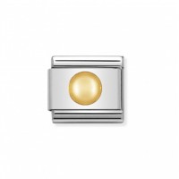 Link Diversión Bola Abombada Acero y Oro 030110 13.