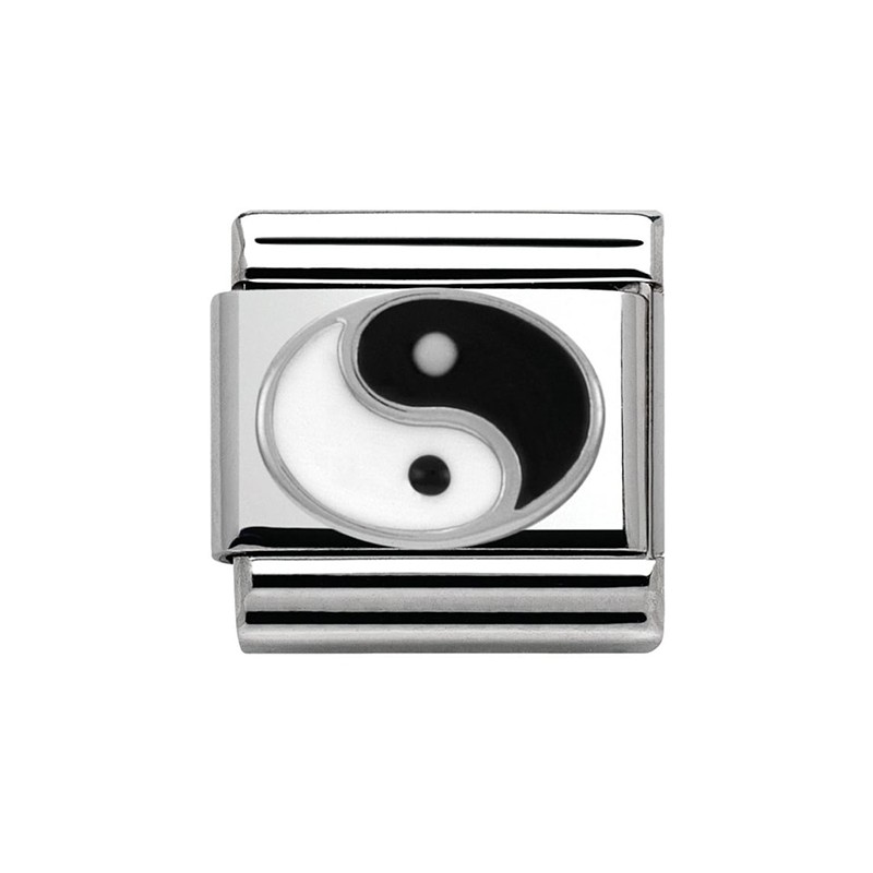 Link Nomination Acero y Plata Yin yang 330202 14