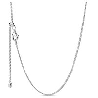 Cadena Plata Cierre Deslizate 60cm 398283-60 | Joyería River