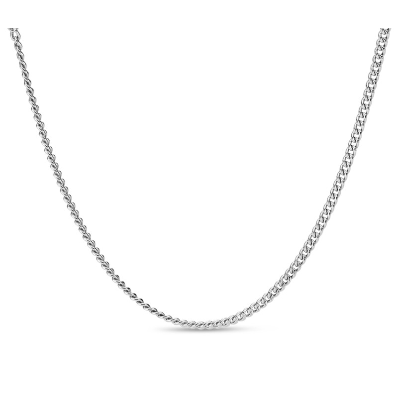 Cadena Plata Cierre Deslizate 60cm 398283-60 | Joyería River
