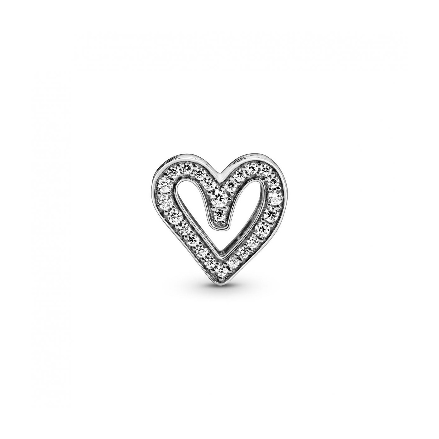 Charm en filigrana Corazón Brillante 798692C01 | Joyería River