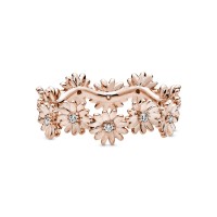 Anillo Rosé Corona de Margaritas Brillantes 188799C01 | Joyería River