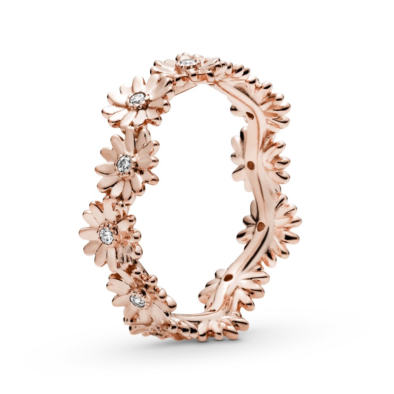 Anillo Rosé Corona de Margaritas Brillantes 188799C01 | Joyería River