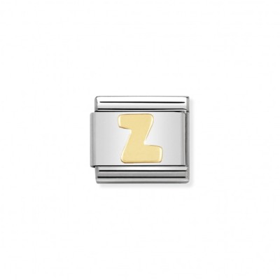 Link Classic Letra Z acero y oro 030101 26 | Joyería River