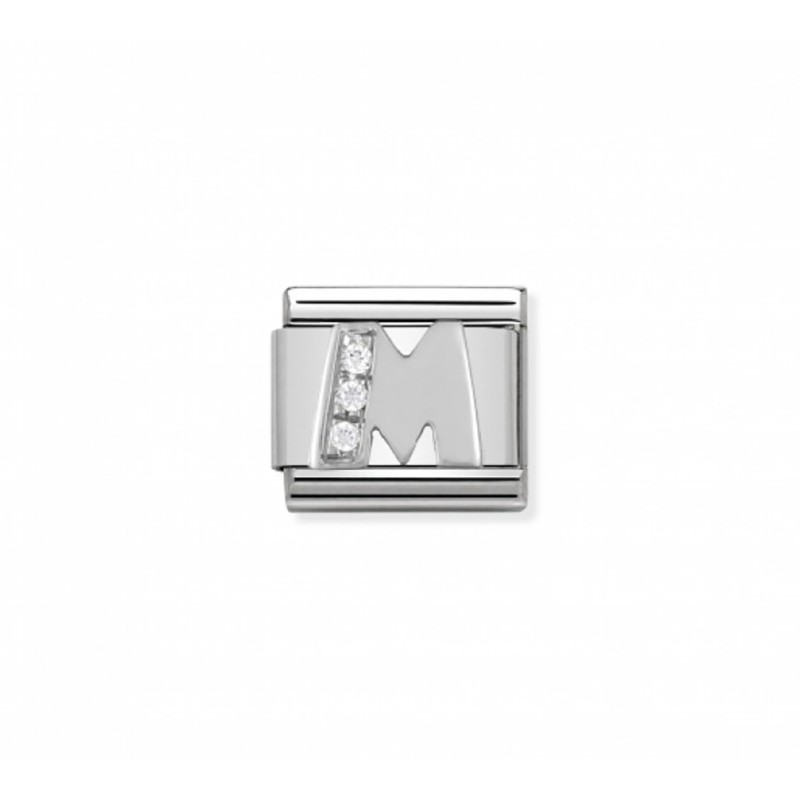 Link Nomination Acero y Plata "M" 330301 13 | Joyería River