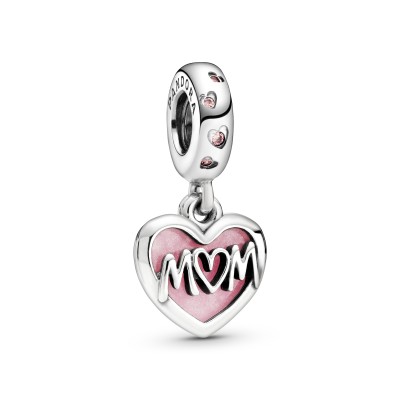 Charm colgante Pandora Corazón Mum 798887C01 | Joyería River