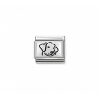 Link Nomination Acero y Plata "Perro" 330109 06 | Joyería River