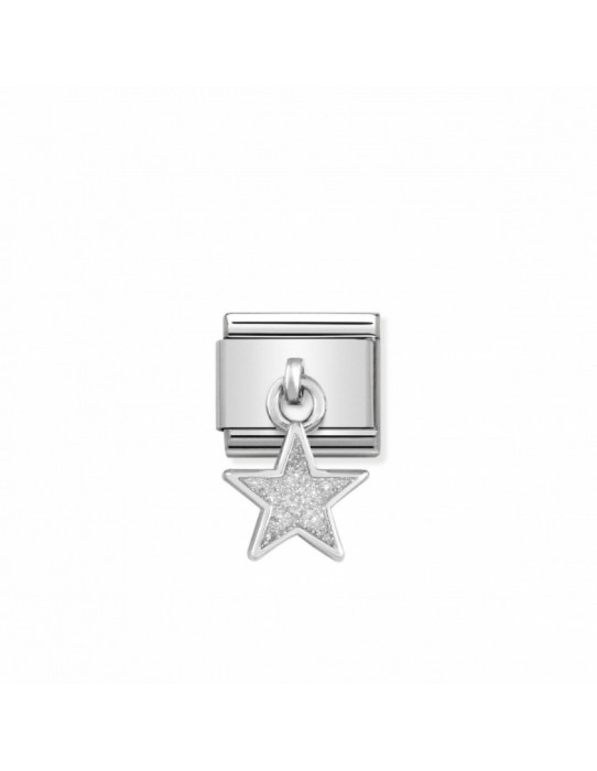Link Nomination Acero y Plata Colgante"Estrella" 331805 02