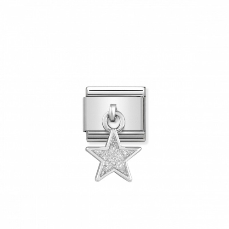 Link Nomination Acero y Plata Colgante"Estrella" 331805 02 | Joyerí...